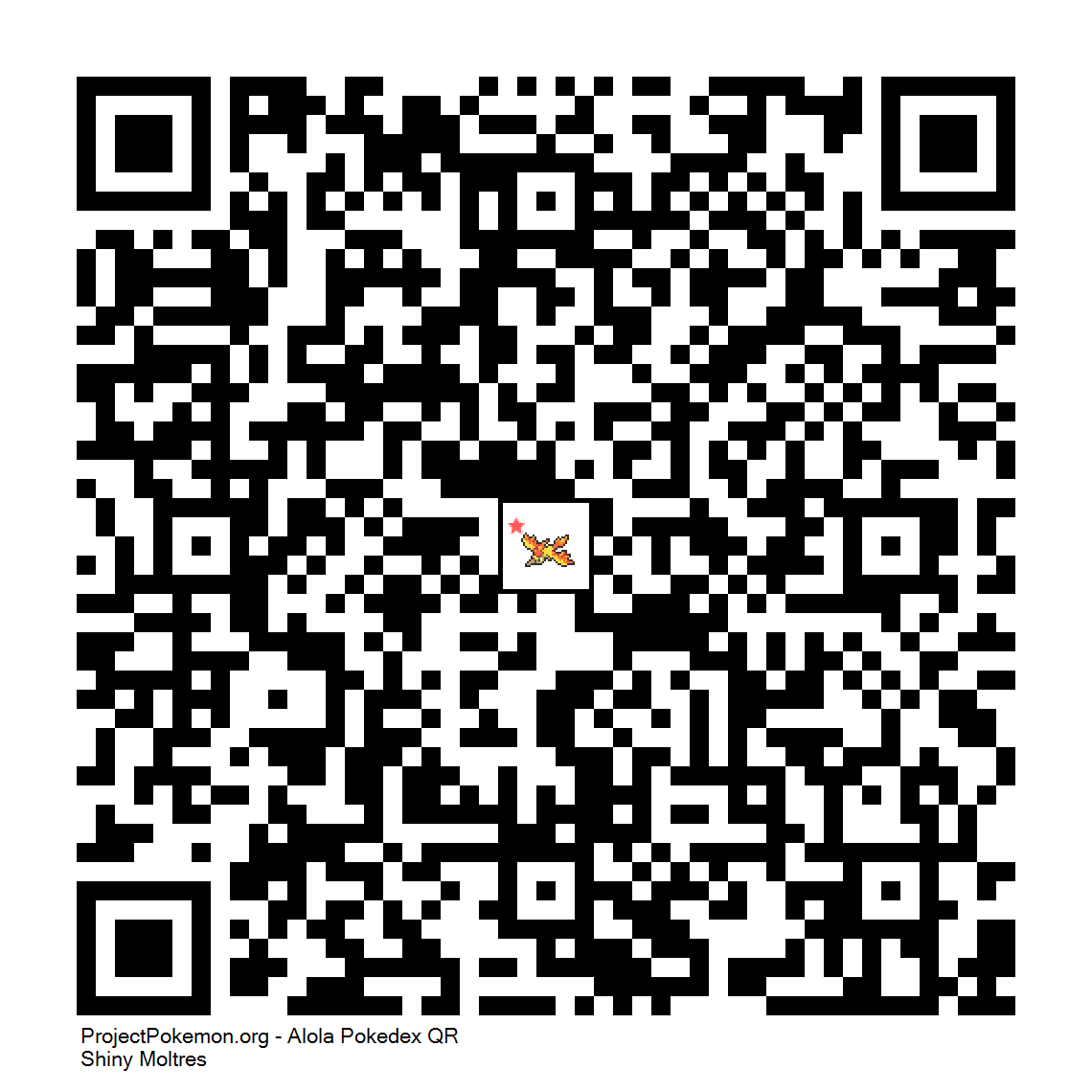 Cdigo QR de Moltres variocolor